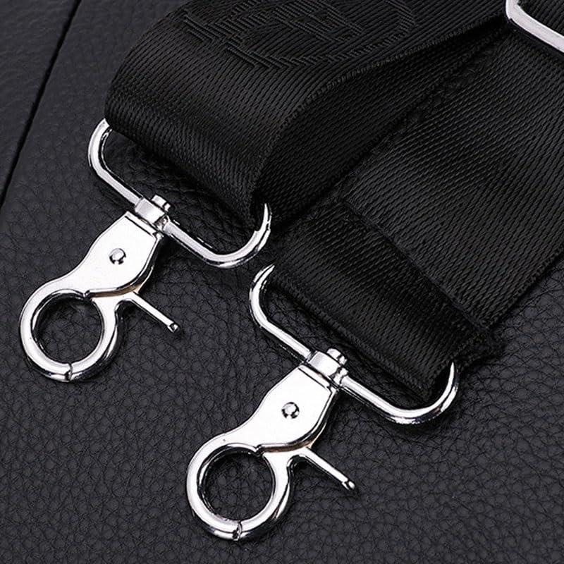 Men's diagonal cross handbag Leather briefcase Business Meeting Computer Bag