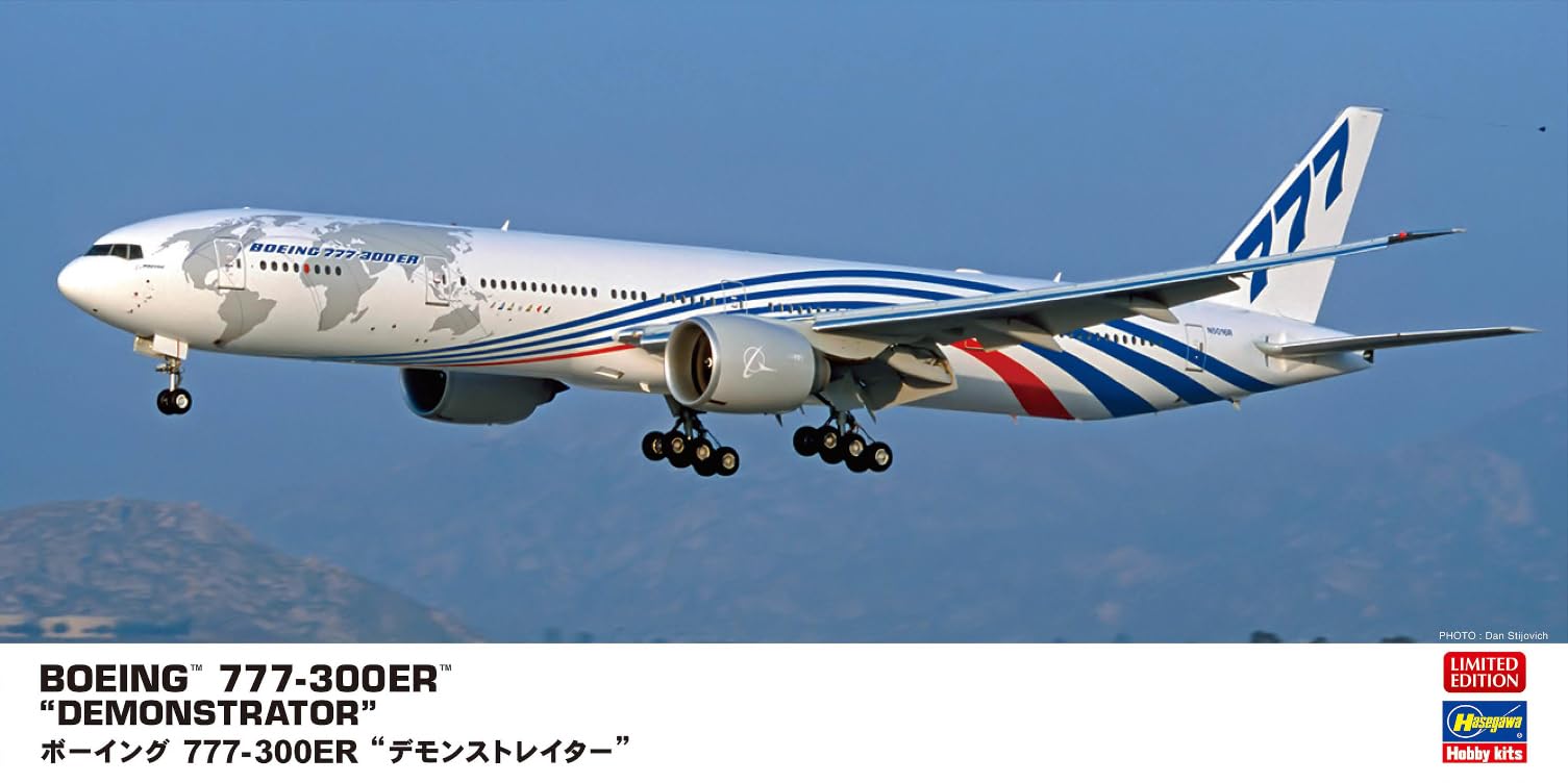Amazon | ハセガワ 1/200 ボーイング 777-300ER “デモンストレイター
