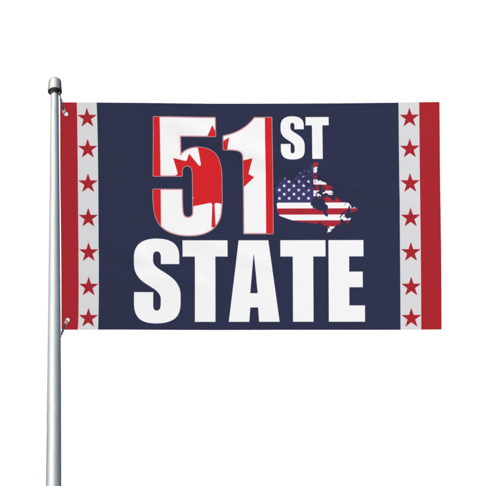 Amazon.com : Make Ca 51st State Flag 3x5 Banner Make Canada Great