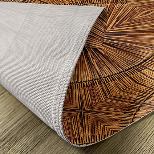 Ambesonne-Tribal-Place-Mats-Set-of-4-Boho-Bamboo-Pattern-Prehistoric-Eastern-Jagged-Wood-Style-Print-Washable-Fabric-Placemats-for-Dining-Table-Standard-Size-Ginger Ambesonne Tribal Place Mats Set of 4 Boho Bamboo Pattern Prehistoric Eastern Jagged Wood Style Print Washable Fabric Placemats for Dining Table Standard Size Ginger