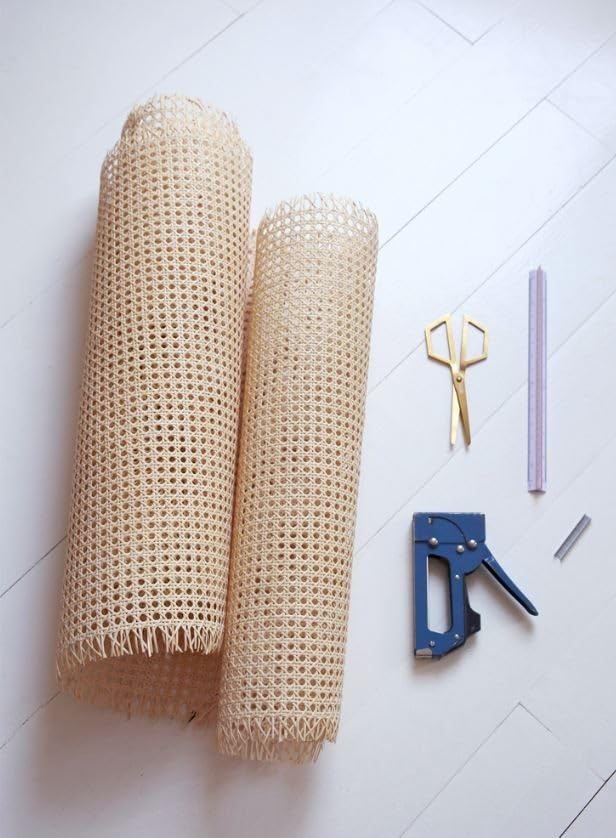 Image of Cane Masters Rattan Cane Roll for Furniture Mesh Webbing Mat Roll for Basket Chair Cabinet Almirah Decoration Weaving Furnishing (18X102)