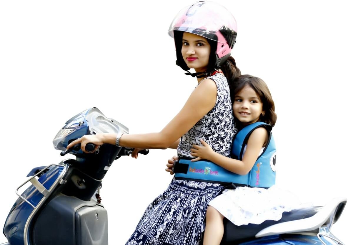 Kidsafe Two Wheeler Child Safety Seat Belt, Cool Blue Eyes