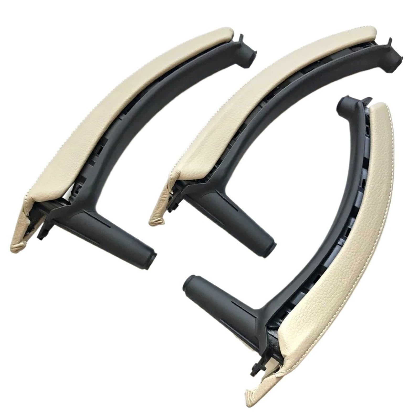 JYUTDW Door Inner Handle for BMW for X5 X6 E70 E71 E72 2007-2014 Car Interior Door Pull Handle Trim Accessories(Creamy)