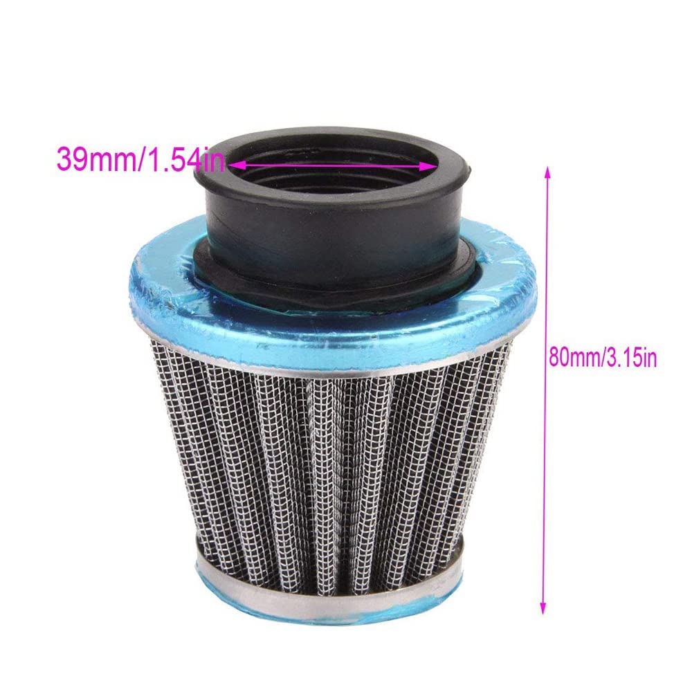 Carburador Apto para GY6 50CC 49CC 80cc 4 Tiempos Scooter Taotao Motor 18mm Filtro De Aire del Colector De Admisión De Carburador Carburador para desbrozadora