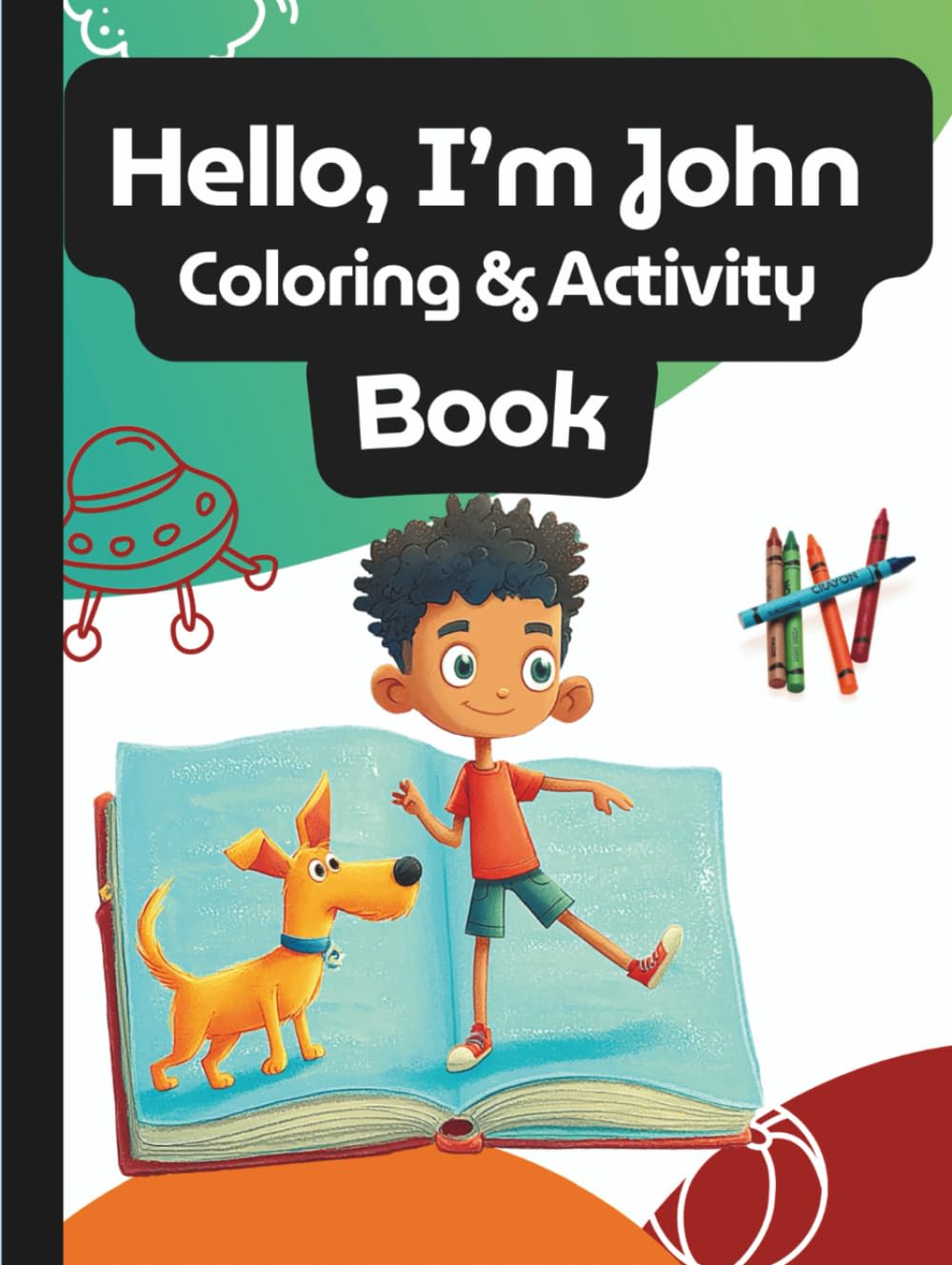 Hello, I'm John! Coloring & Activity Book: With over 40 simple, engaging and motivational illustrations, this book introduces basic sign language ... children learn and connect at their own pace.      Hardcover – January 17, 2026