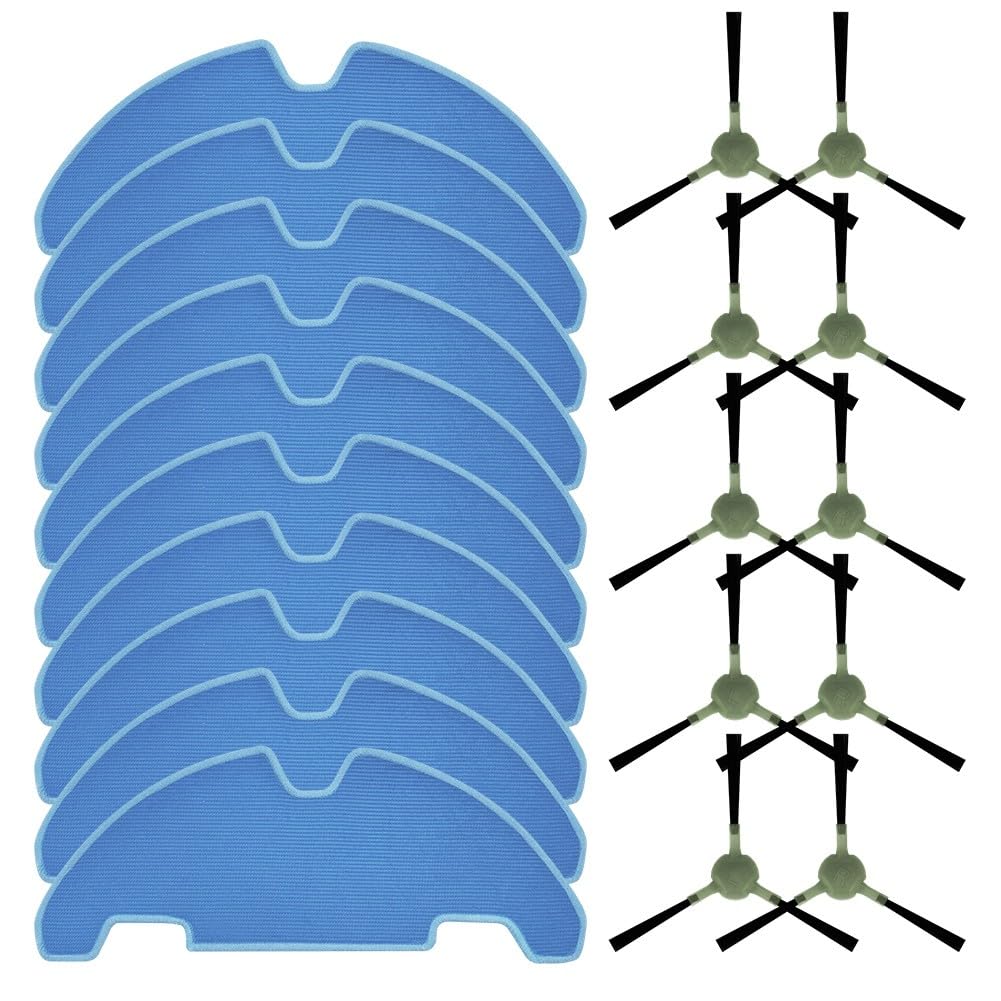 Brosses latérales et chiffons M330 pour aspirateur robot d'angle