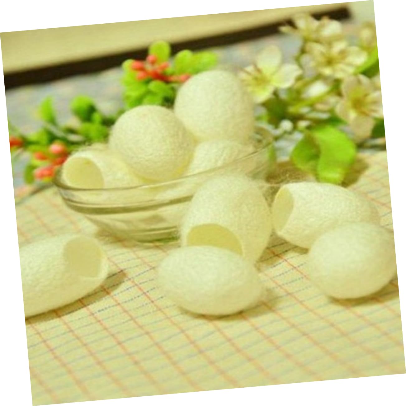 400pezzi Palline Di Naturale Per Detergente Viso Esfoliante Per Della e Rimozione Punti Neri Per Pulizia Make-up e Morbida