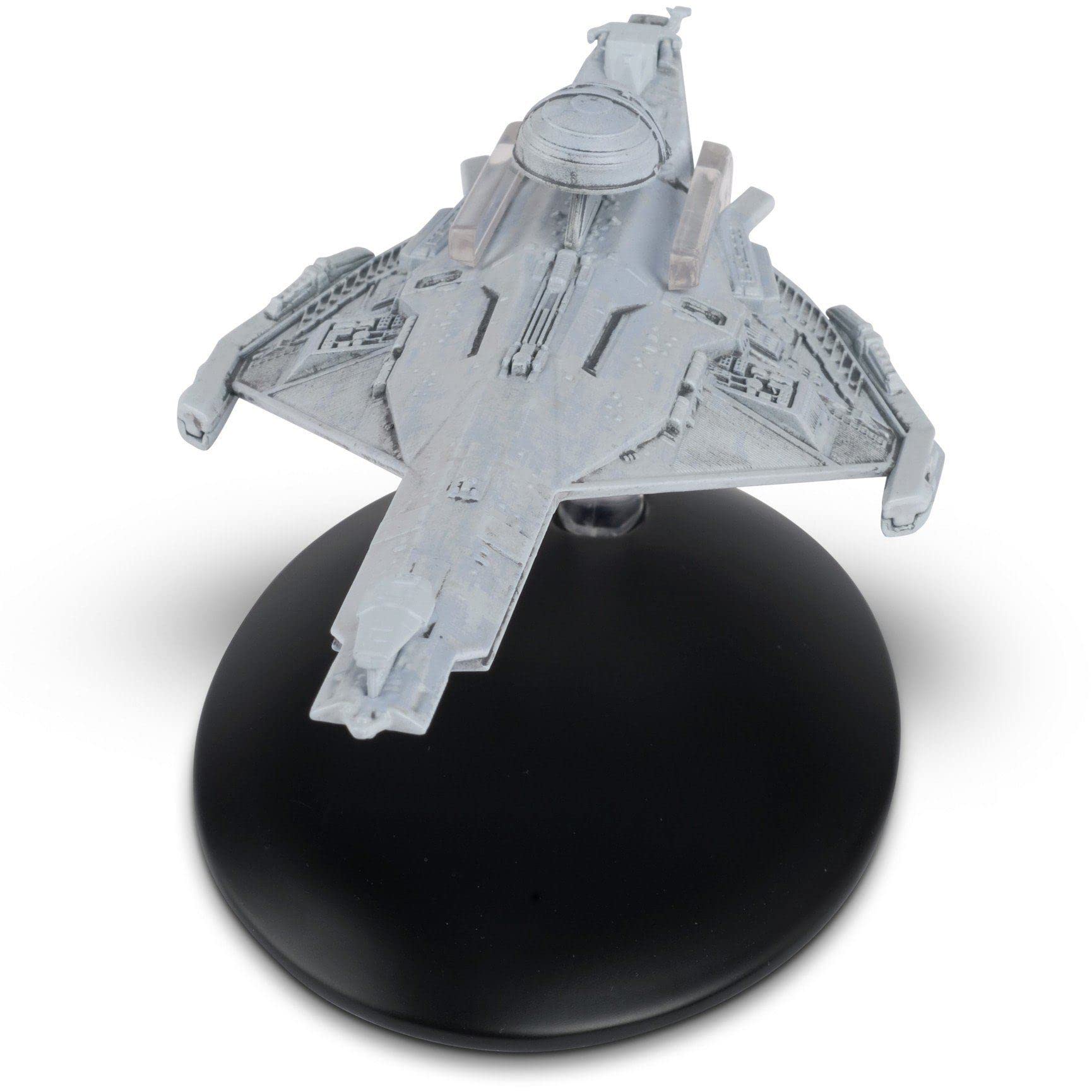 Hero Collector - Promellian Battle Cruiser Model Die Cast Ship (Star Trek) Gray ABS Material, Tabletop, Hand Painted with Intricate Detail