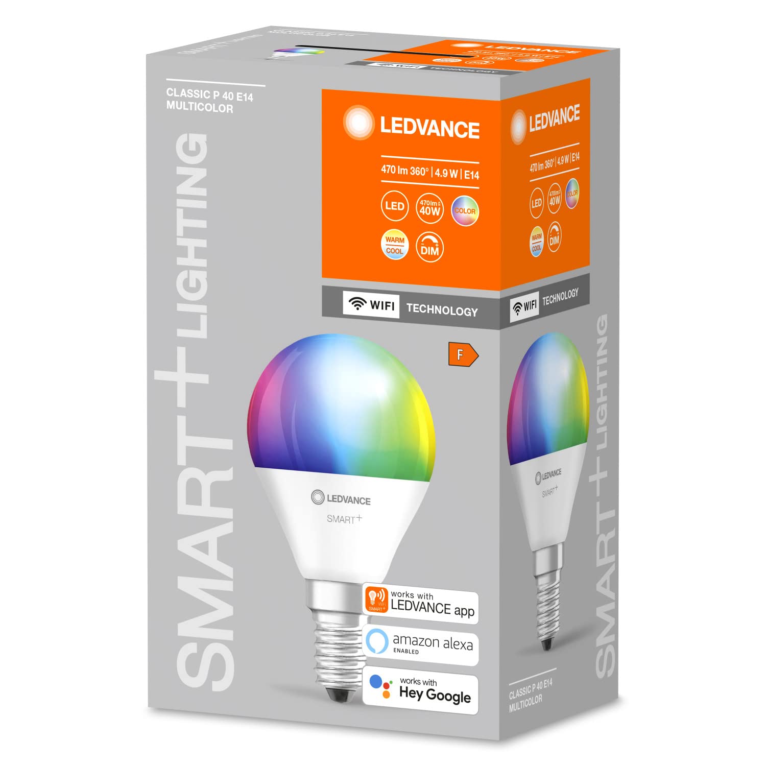 LEDVANCE Smart LED Bulb with WiFi Technology, E14 Base, Dimmable, Light Colour Changeable (2700-6500K) - Image 4