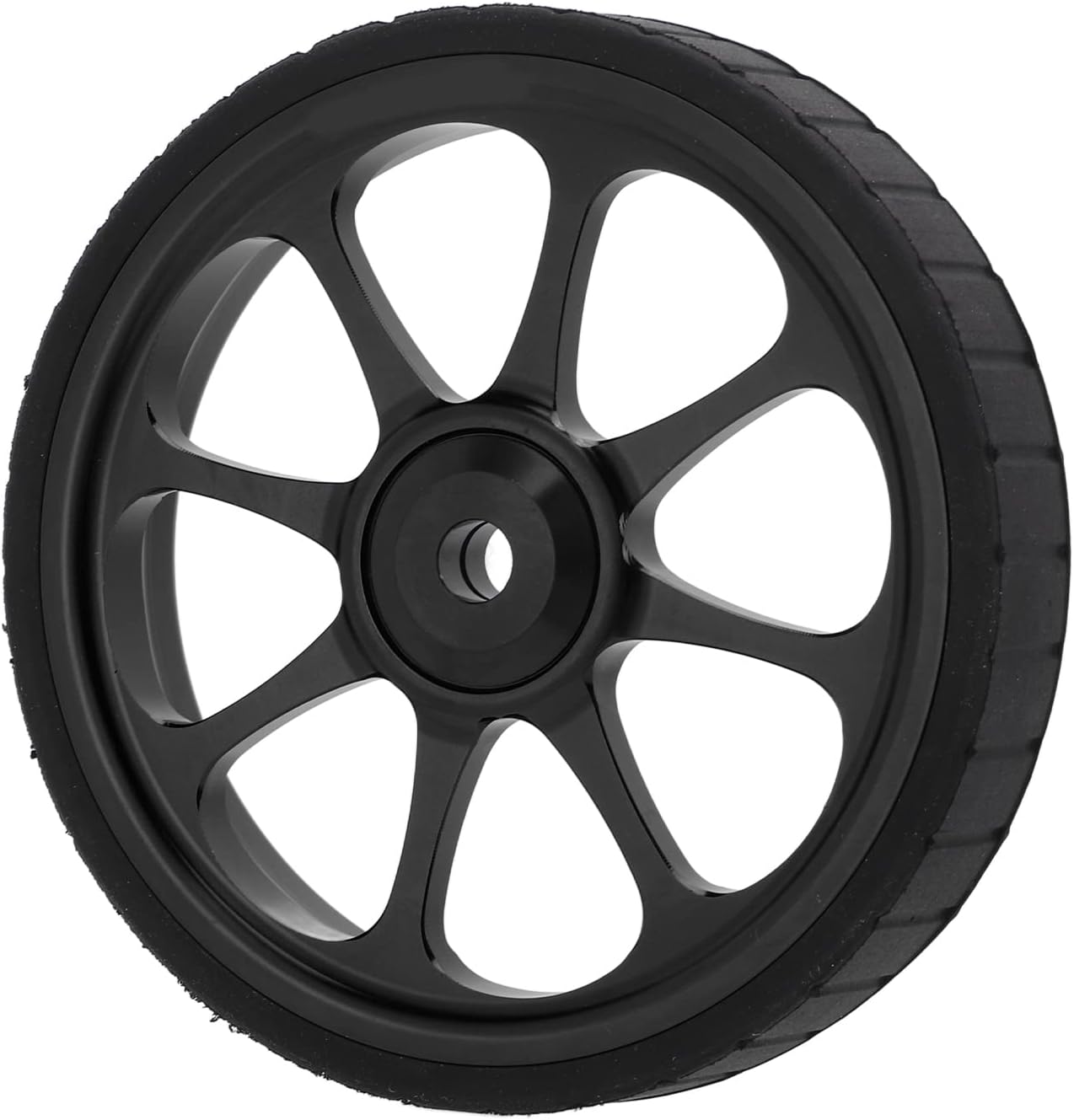 82mm Easy Wheel, Lightweight High Stability Smoother Rolling Easywheel for Folding Bike (Black)