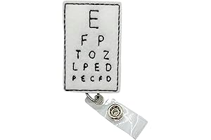 Eye Chart Badge Reel