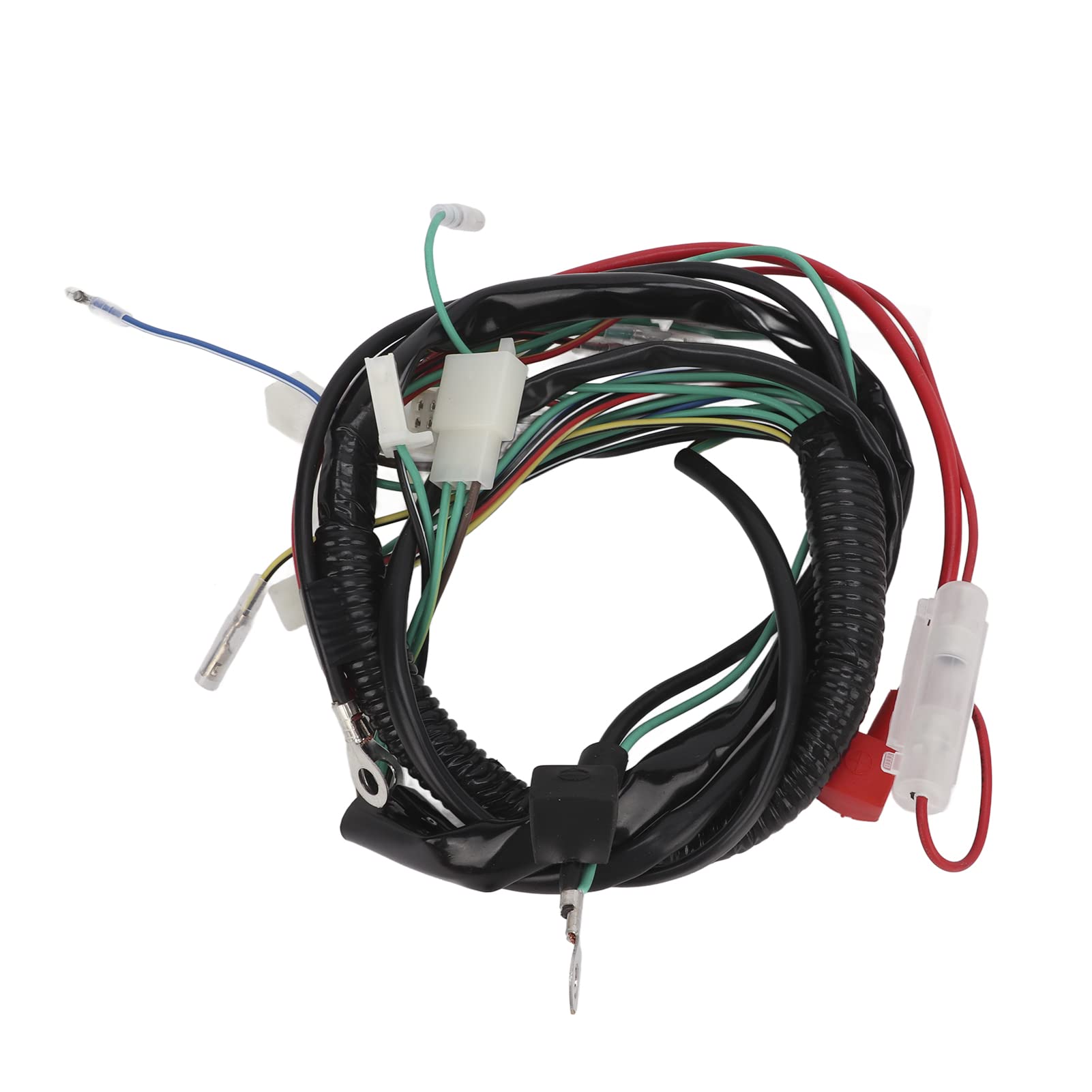 Bujía, Unidad CDI de 5 Pines Arnés de Cableado Eléctrico Conjunto de Telar Bobina de Encendido Fiable para 50 Cc 70 Cc 110 Cc 125 Cc 4 Tiempos ATV Dirt Bike