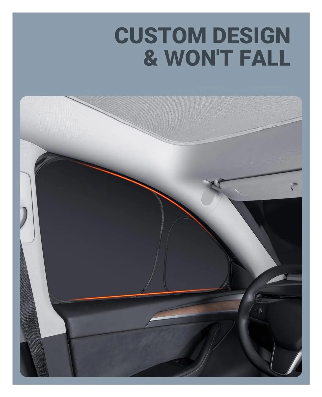 Auto zonnedak zonnescherm 1 Set Voor Tesla Voor Model 3 Voor Model Y Volledige Shading Auto Gordijn Auto Zonnescherm Cover Dakraam Zonwering Zonneklep (Size : Y