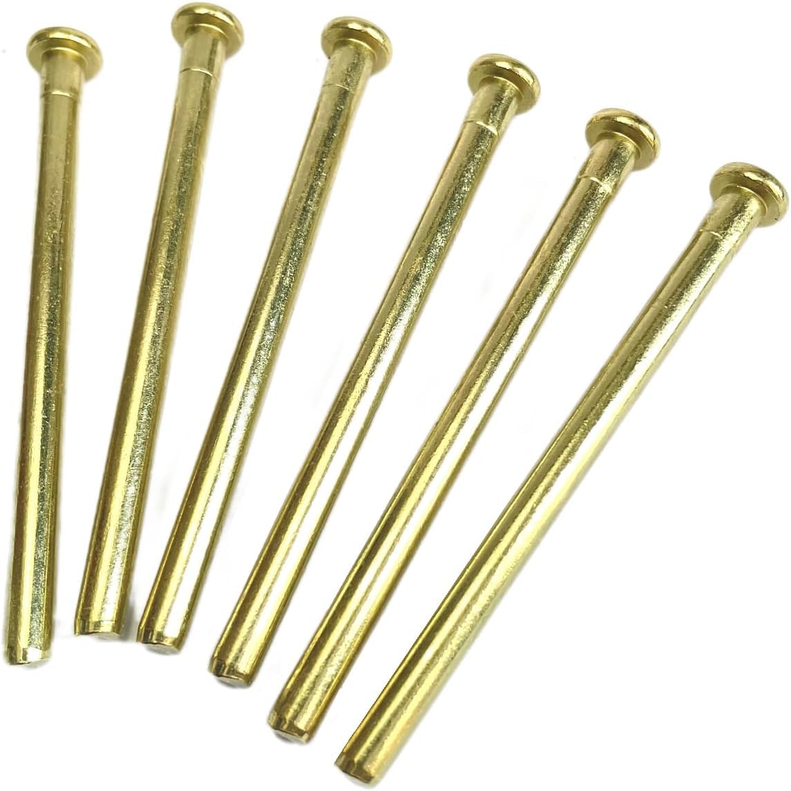 ZDingTech 6pcs Golden 3.5 inch Interior Door Hinge Pins for Doors