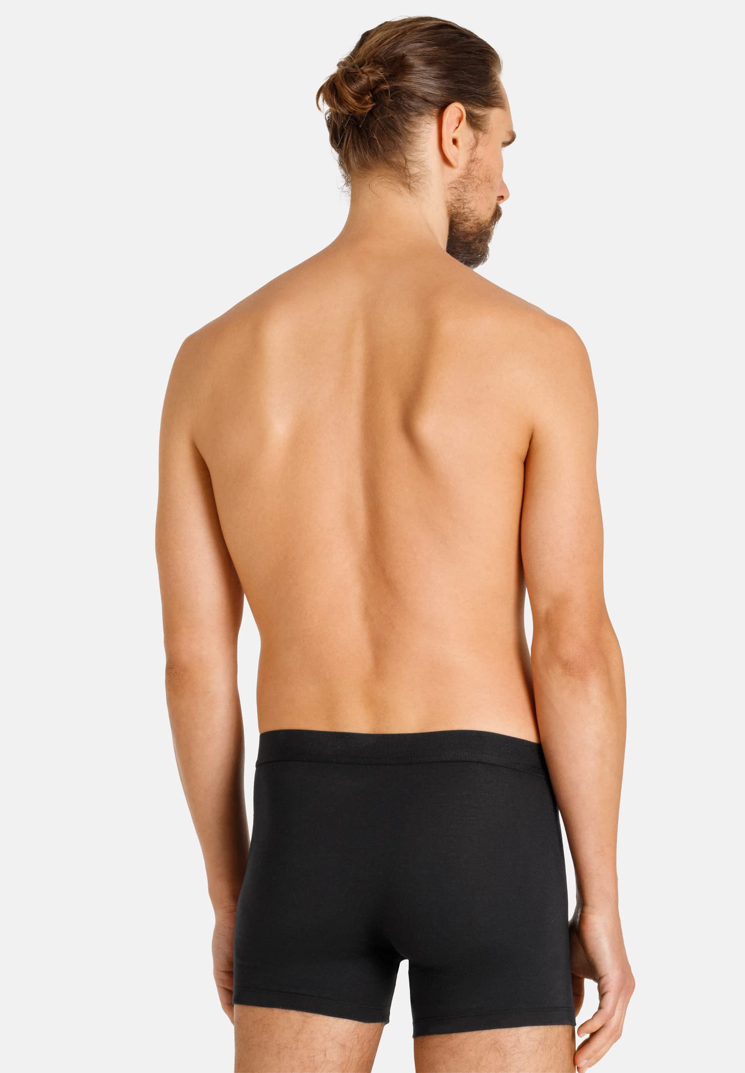 Camano Boxer da uomo Comfort con cotone sostenibile (BCI) in una pratica confezione da 6, Nero , M