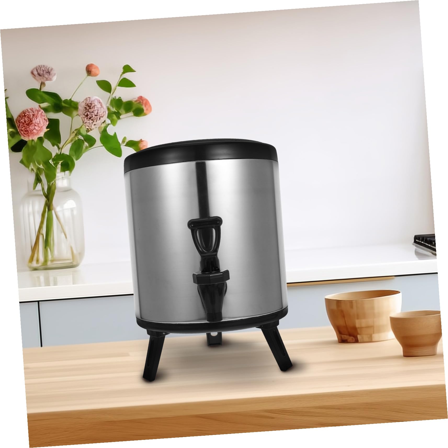 Alipis Dispensador de Bebidas de Acero Inoxidable con Aislamiento Doble Capa Termo para Café y Bebidas Frías o Calientes para Catering y Eventos Comerciales