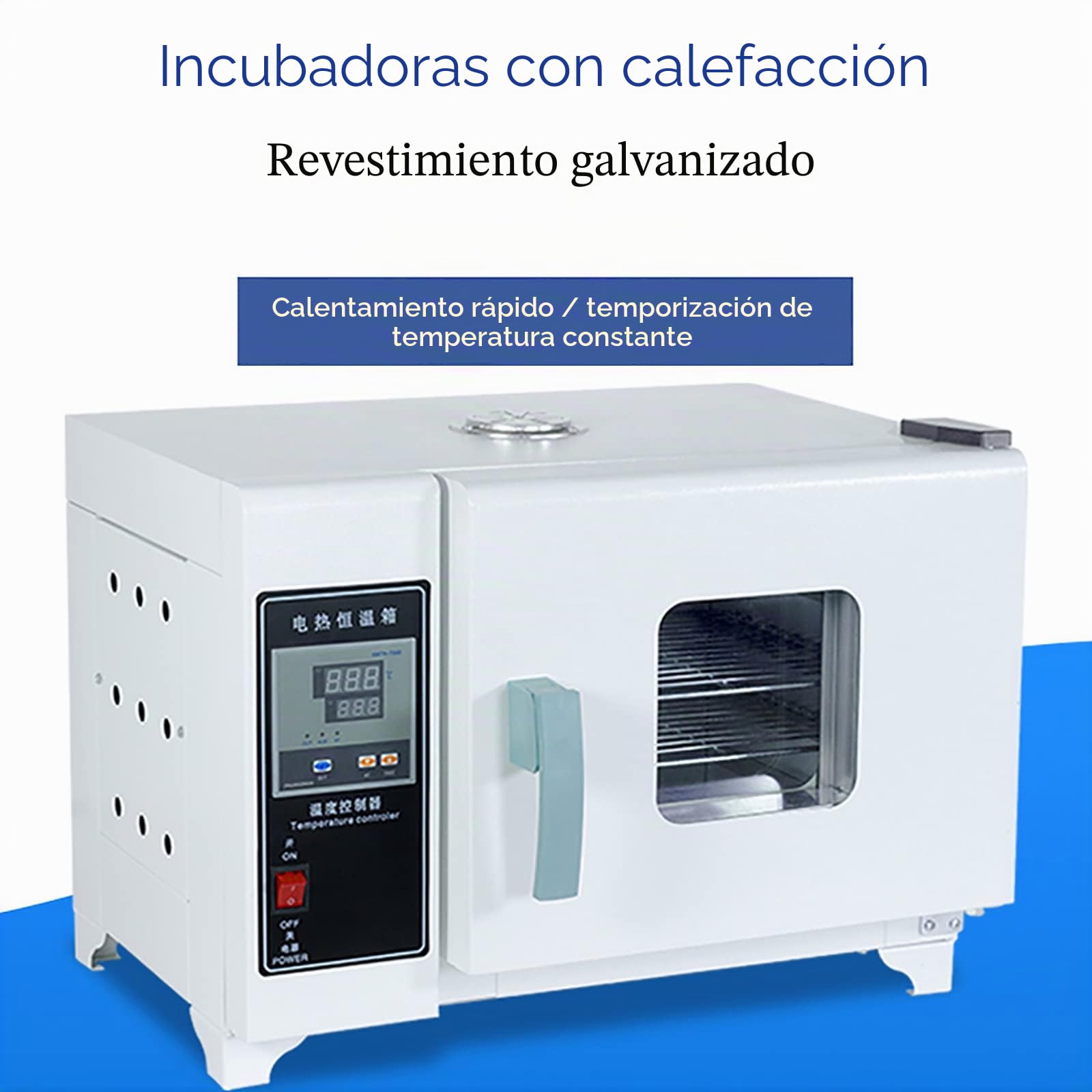 Incubadora de germinación de semillas microbianas de laboratorio de 16 L con instrumento inteligente controlable, horno eléctrico de temperatura constante para moho bioquímico, control de humedad