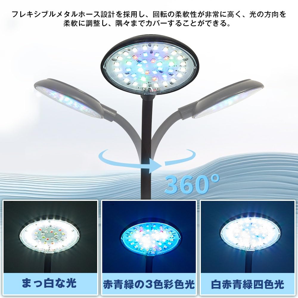 Amazon.co.jp: JetWave 水槽ライト クリップ式 LED40灯 高輝度