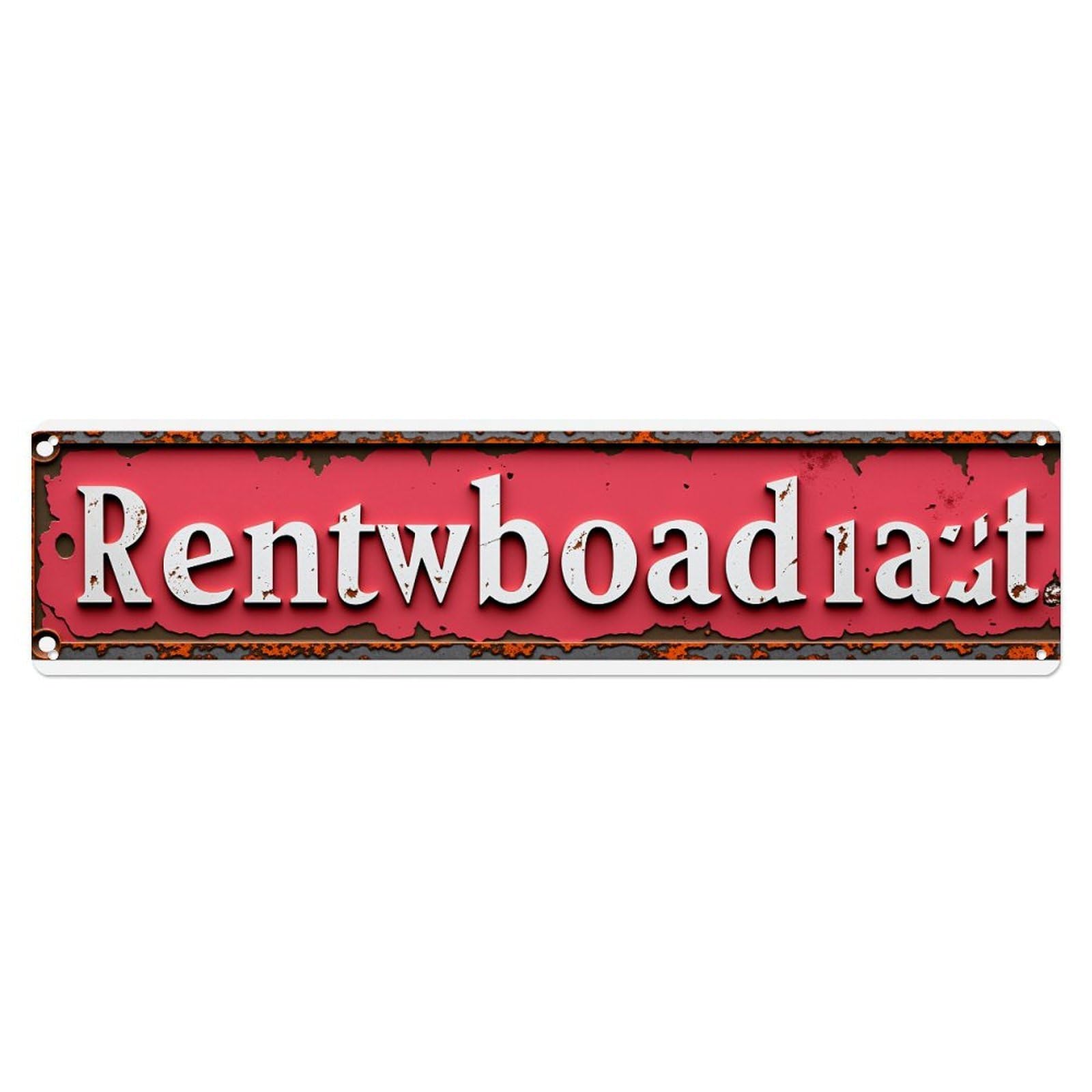 Rusty Metal Sign With Text Tin Sign Vintage Metal Poster Retro Bar, Home, Man Cave, Kitchen, Laundry Room Wall Art Decor Gift 4x16 Inch