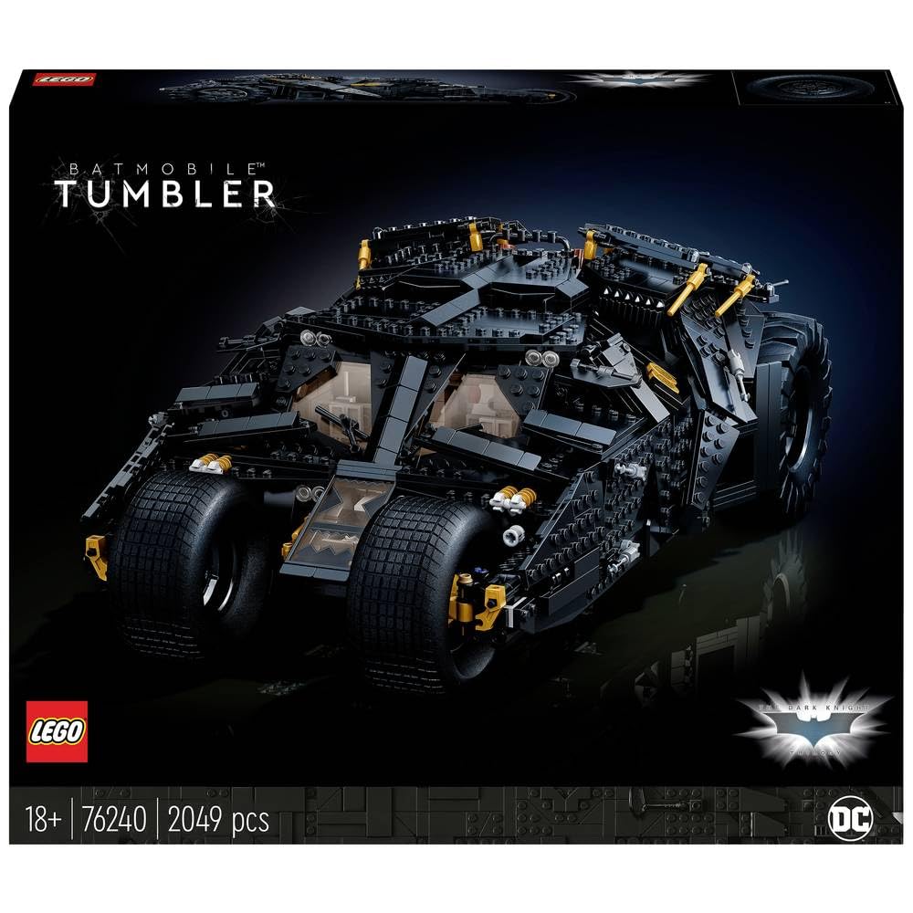 LEGO DC Batman Batmobil Tumbler, Model Pojazdu do Zbudowania, Zestaw dla Dorosłych Fanów Komiksów, Pomysł na Prezent dla Mężczyzny i Kobiety, Dla Niego i Dla Niej, (2049 elementów), 76240