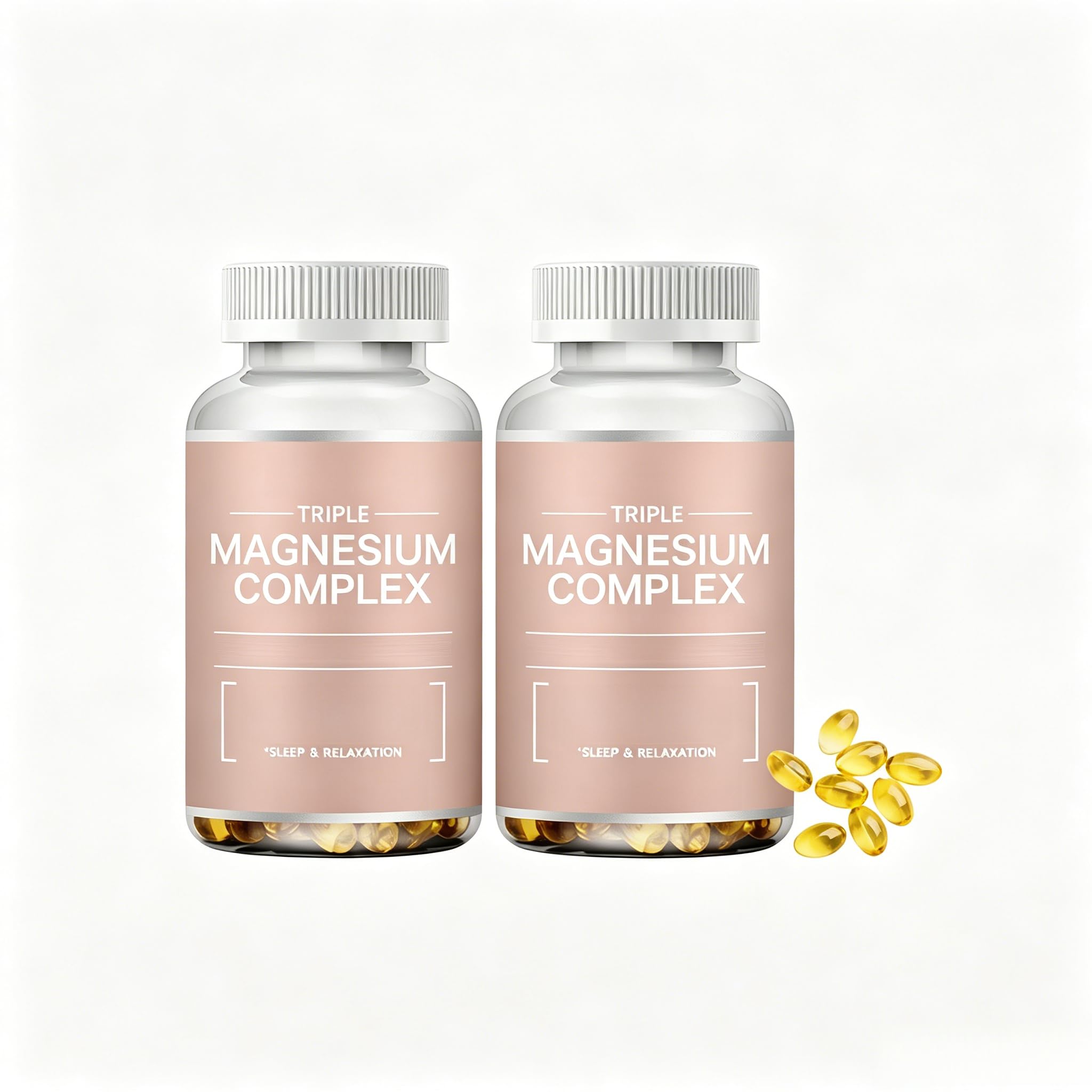 Magnesium Complex, una formula di magnesio biodisponibile | Per il sostegno dell'umore, del sonno e dell'energia (2 pezzi)
