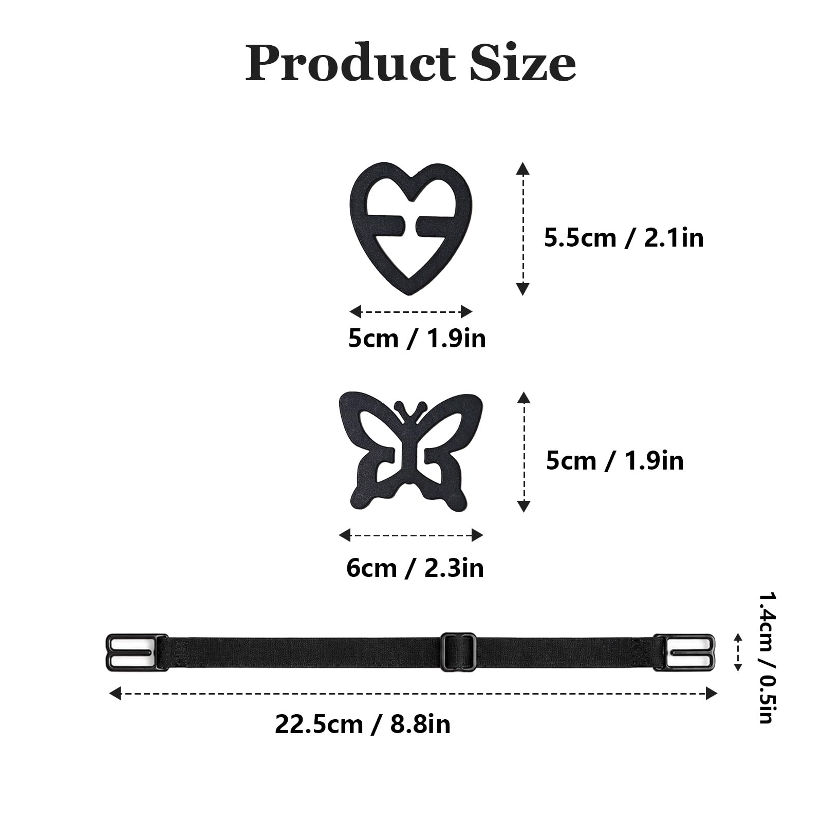 22 Pezzi Gancetti Reggiseno, Spalline Incrociate Gancetti Reggiseno, Clip Antiscivolo, Fissatori per Spalline Accessorio Reggiseno Tutti i Giorni Donna Eventi Formali Vacanze Uscite