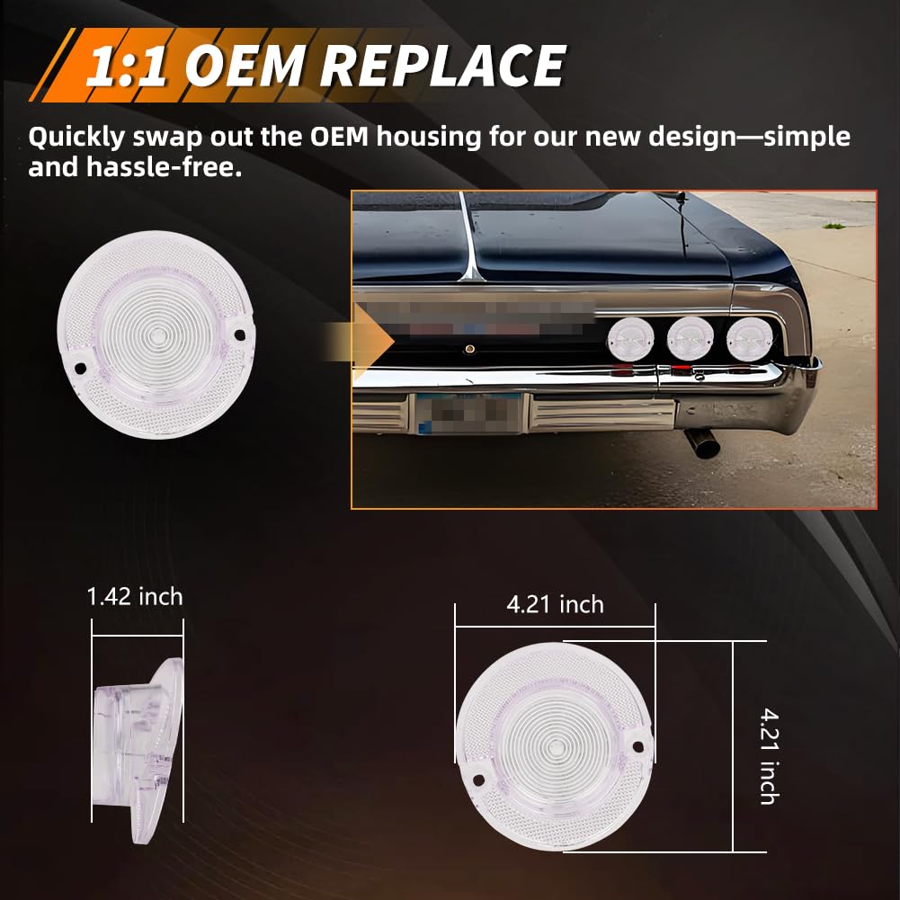Amazon.com: MOTRUM Tail Light Lens Compatible with Chevy Impala