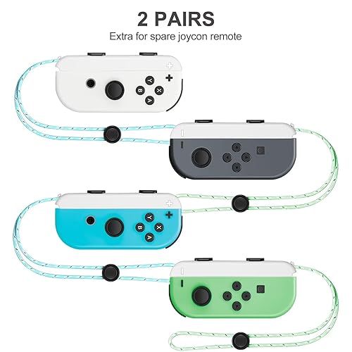 Miniatura 42 de Gepicest Switch Accessories Grip Holder for Joycon Controller Compatible with Switch Handheld Remote, Kit Set Grips Holder for Dual Joycon Remote