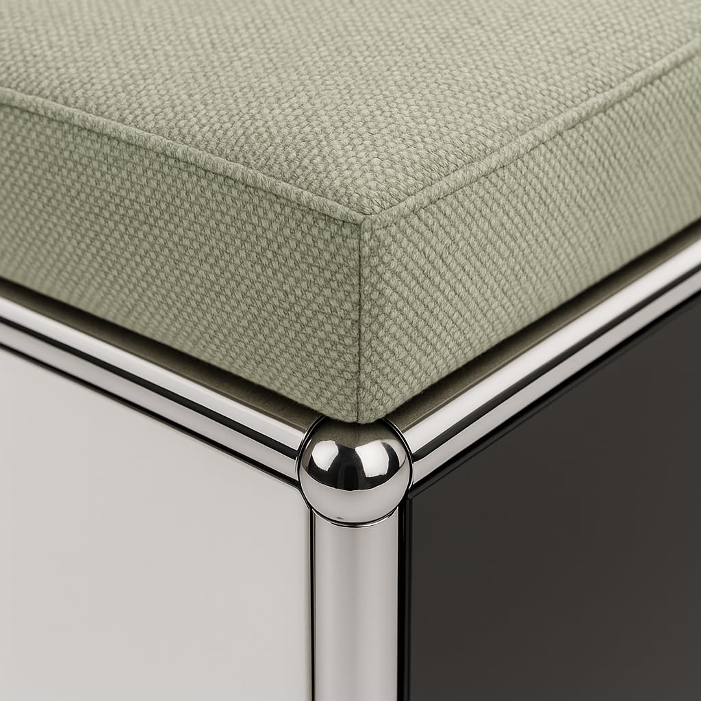 Sitzkissen kompatibel mit USM Haller 75x35x8 cm Mitternachtsblau | Passend für USM Haller · Polyester-Bezug abnehmbar & waschbar (30°C) · Schaumstoff-Füllung · Antirutsch · 9 Farben