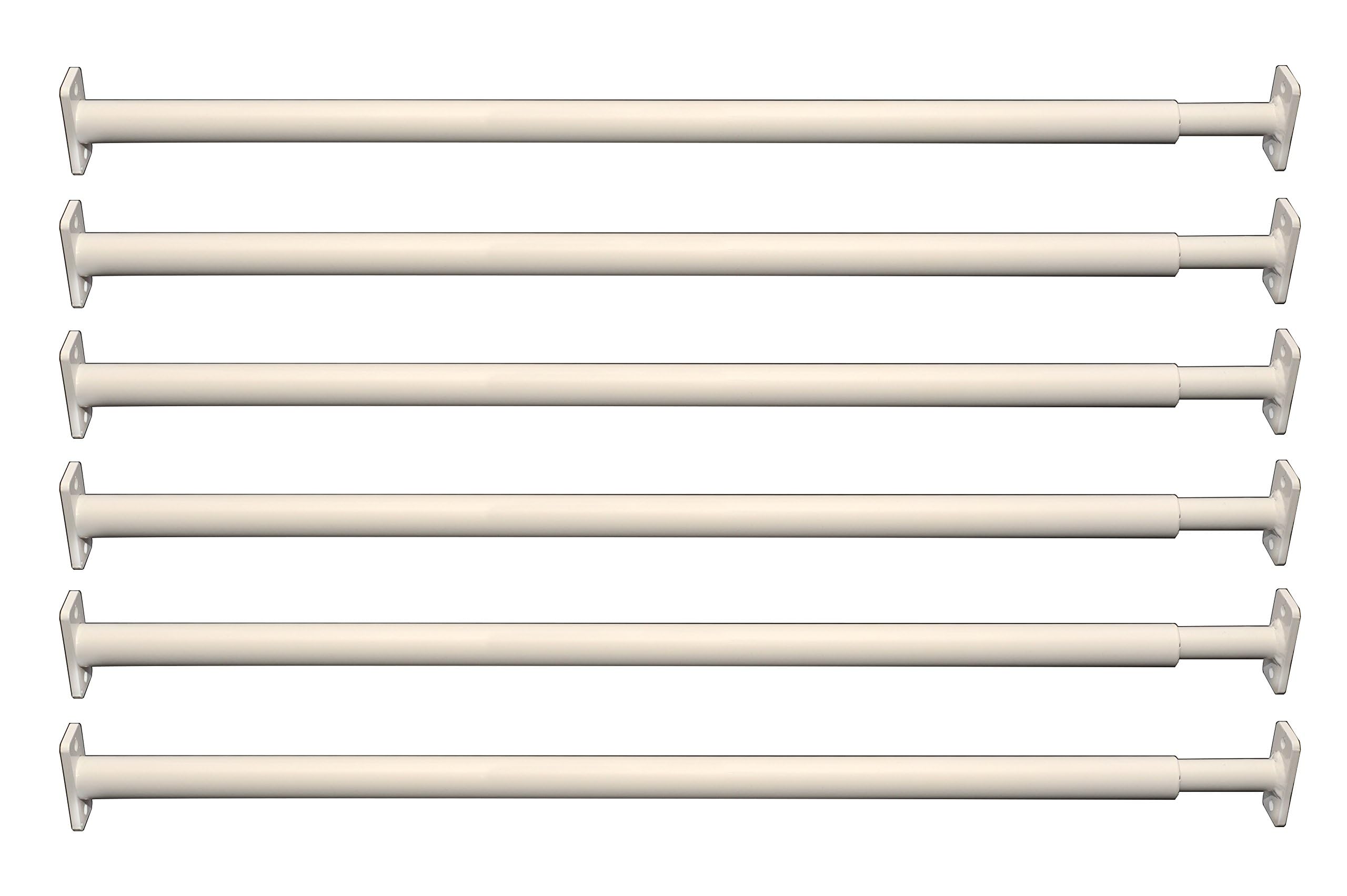 Avonstar Classics Range White Small Window Security Bars (Round)