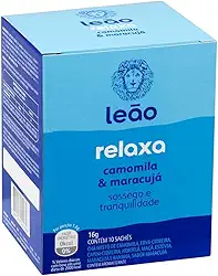 Leão Chá Relaxa Camomila E Maracujá 10 Sachês