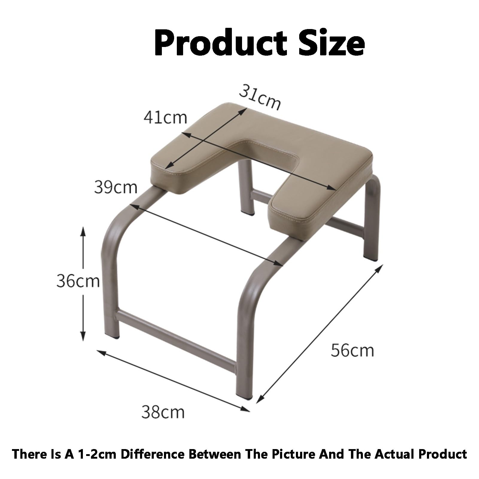 Sgabello for verticale yoga, panca for fitness indoor, sedia di supporto for inversione, for praticare verticali, spalle e allenamento della forza