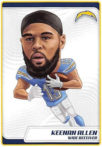2019 NFL Football Panini Album Sticker #257 Keenan Allen Los Angeles Chargers Fathead (2 inches Wide X 2 14 Inch Tall Individual Album Sticker)