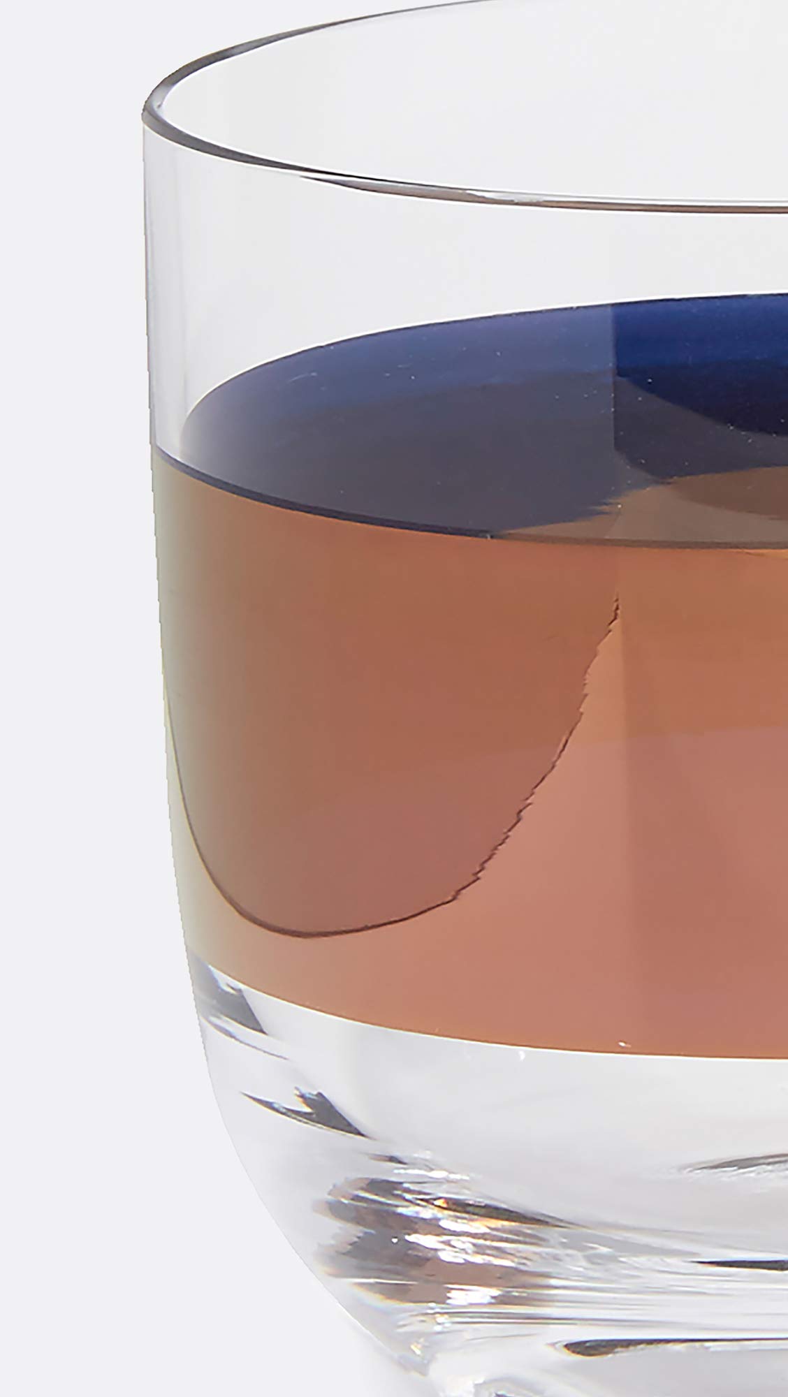 Tom Dixon Tank Whisky Glasses, Copper, One Size