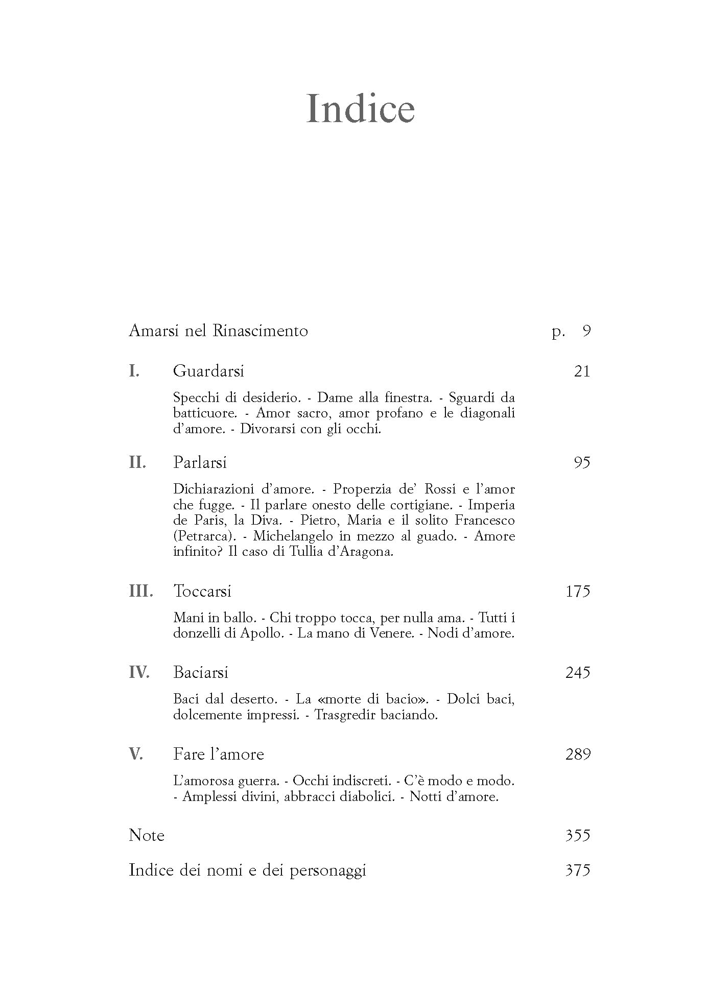 Amarsi. Seduzione e desiderio nel Rinascimento