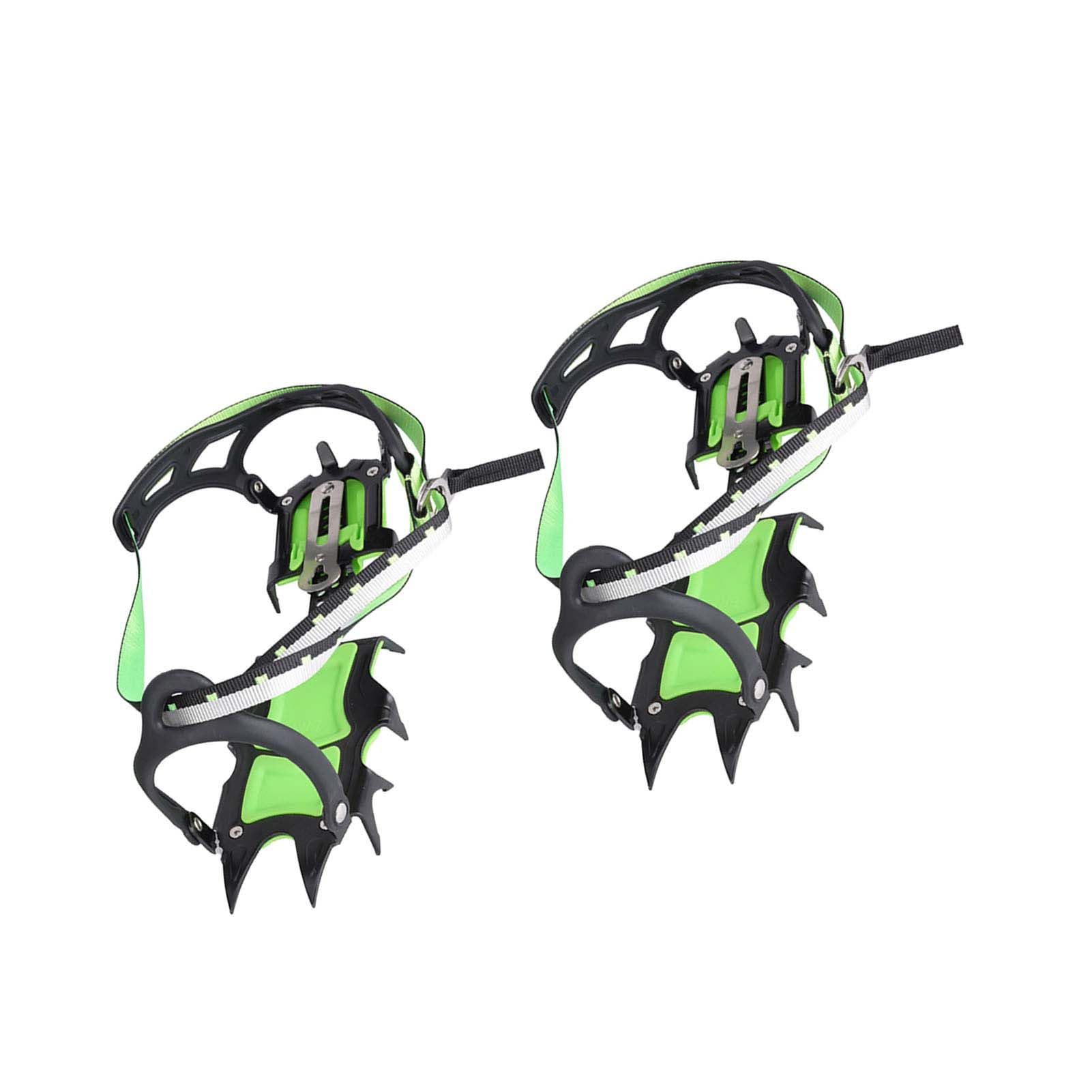 Tonysa Crampons with 14 Teeth, Cold Resistant TPU Material | Antypoślizgowy uchwyt buta, trwała stal manganowa, sprzęt do wędrówek na świeżym powietrzu, odpowiedni do ekstremalnych