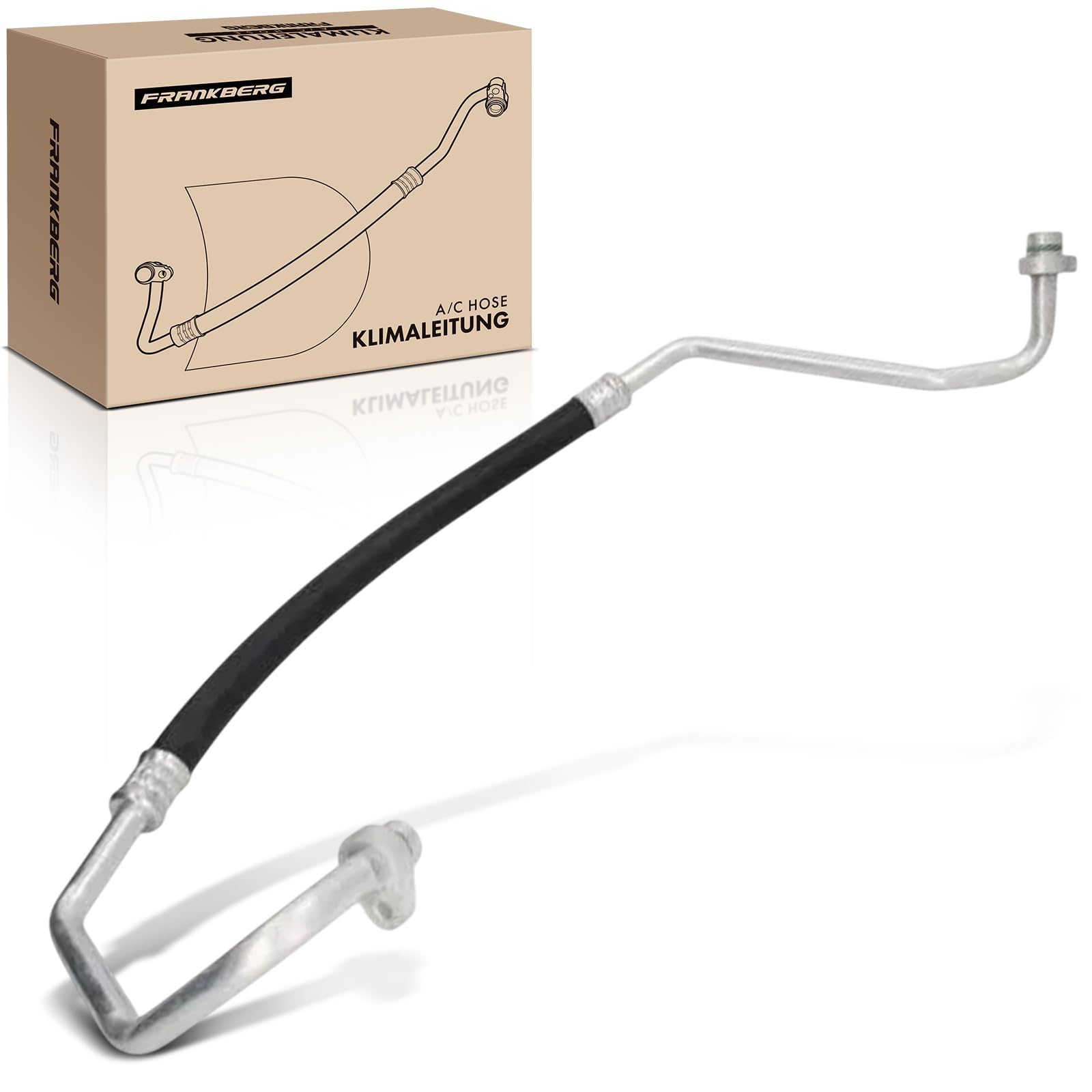 Frankberg Tubería de alta/baja presión aire acondicionado | desde el compresor del aire acondicionado hasta el condensador; 6460JJ; Compatible con: 407 Coupé 6C, C5 III Ruptura RW