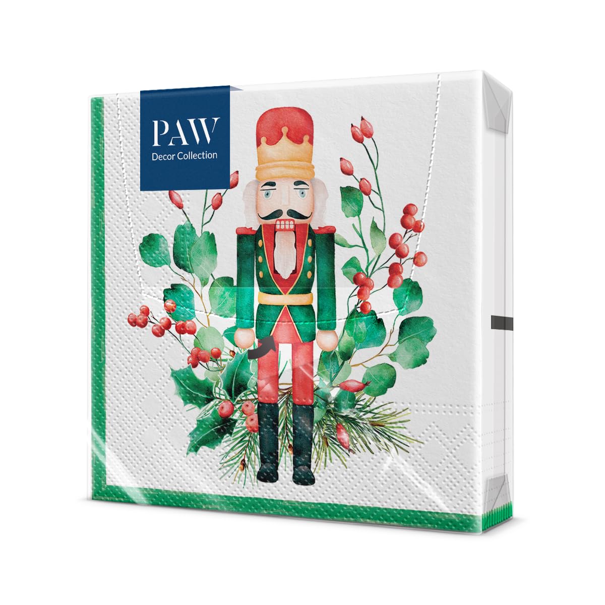 PAW - Servilletas de Papel 3 Capas (33 x 33 cm) | 20 Unidades | Servilletas de Navidad con motivos invernales y navideños | Ideales para la mesa festiva | Color: Christmas Atmosphere — view 48