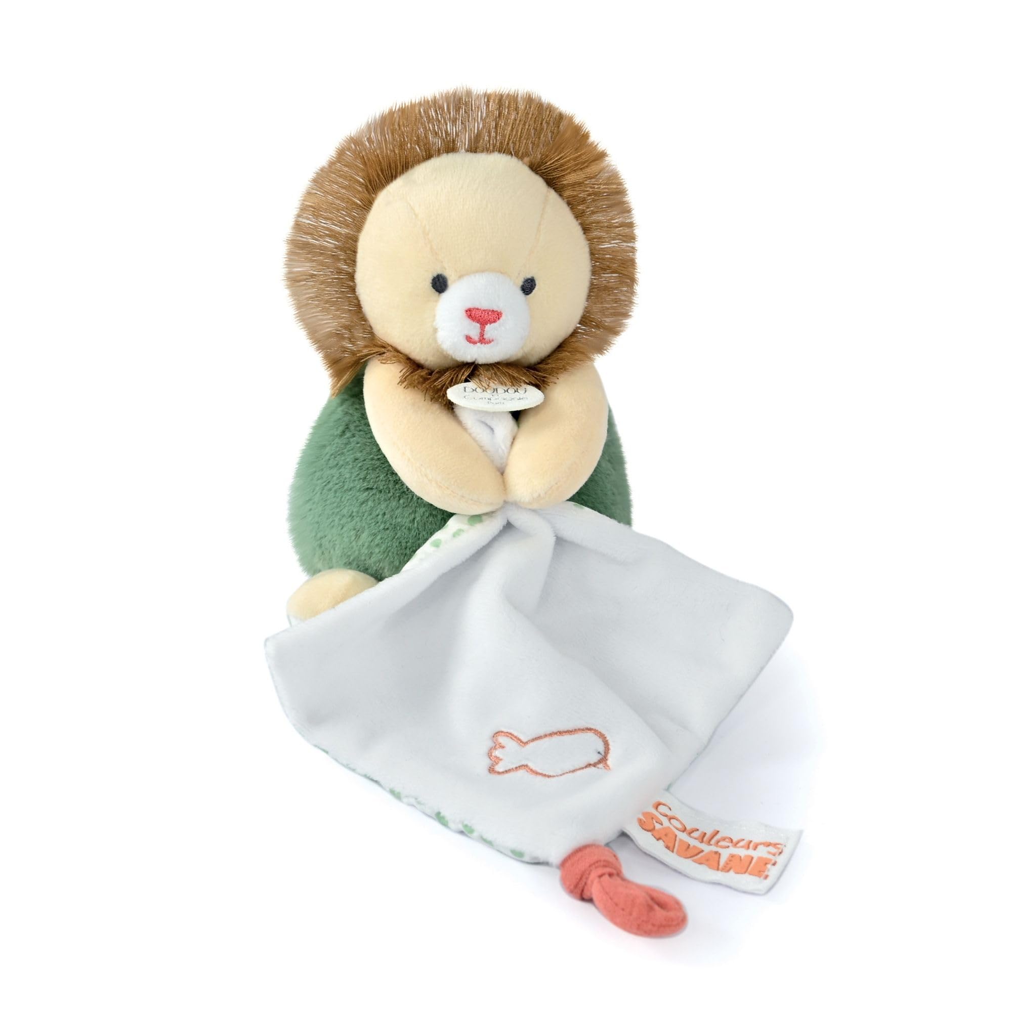 Doudou et Compagnie - Colours Savannah - Cuddly Toy Lion - Beige - 15 cm - Birth Gift - DC4066