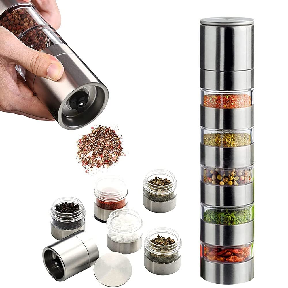 Amazon | PWV 調味料入れ,ペッパーミル,スパイスボトル,ソルトミル,ご