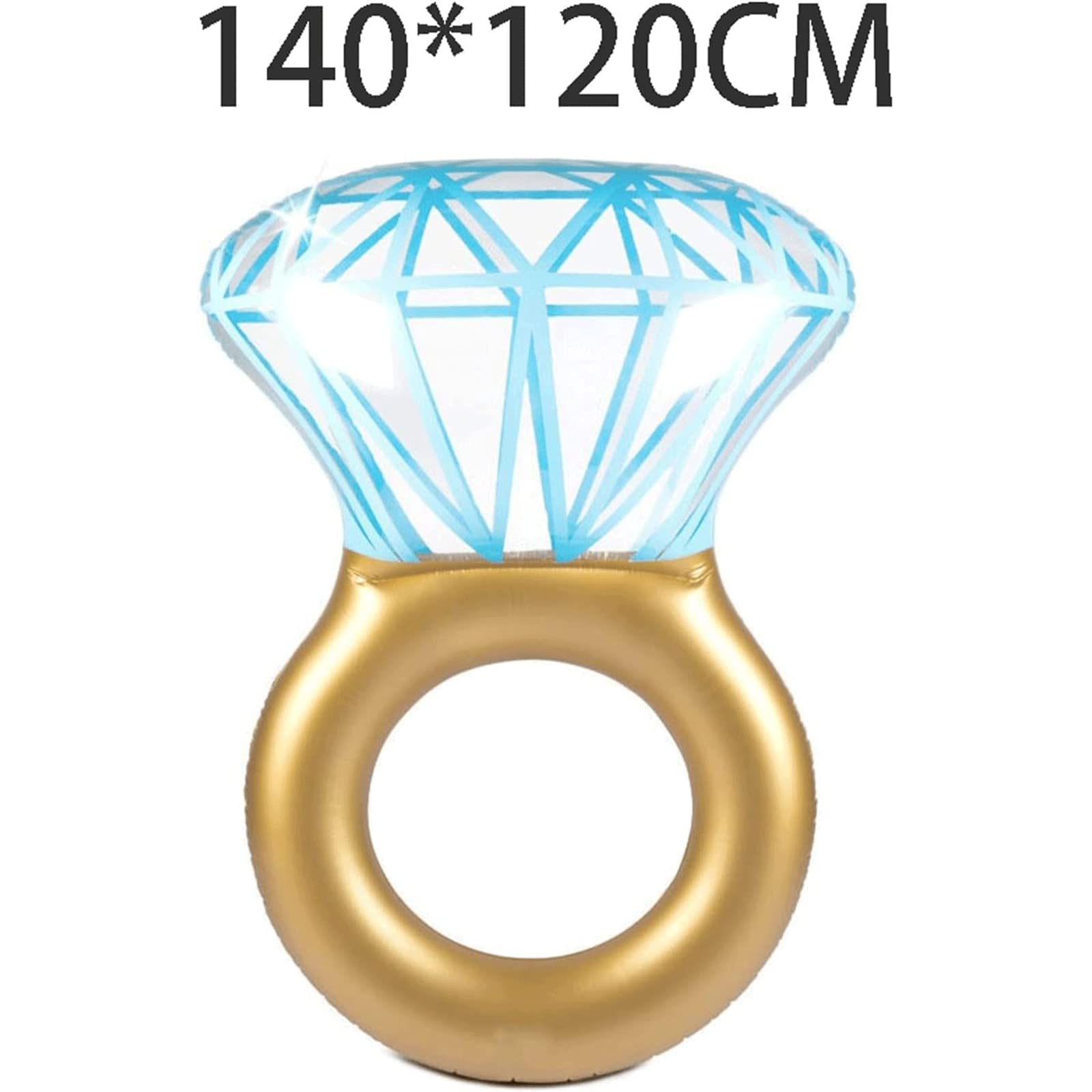 Zeraty Galleggiante Anello Fidanzamento Gonfiabile – Maxi Diamante Per Piscina, Addio Al Nubilato E Feste In Spiaggia
