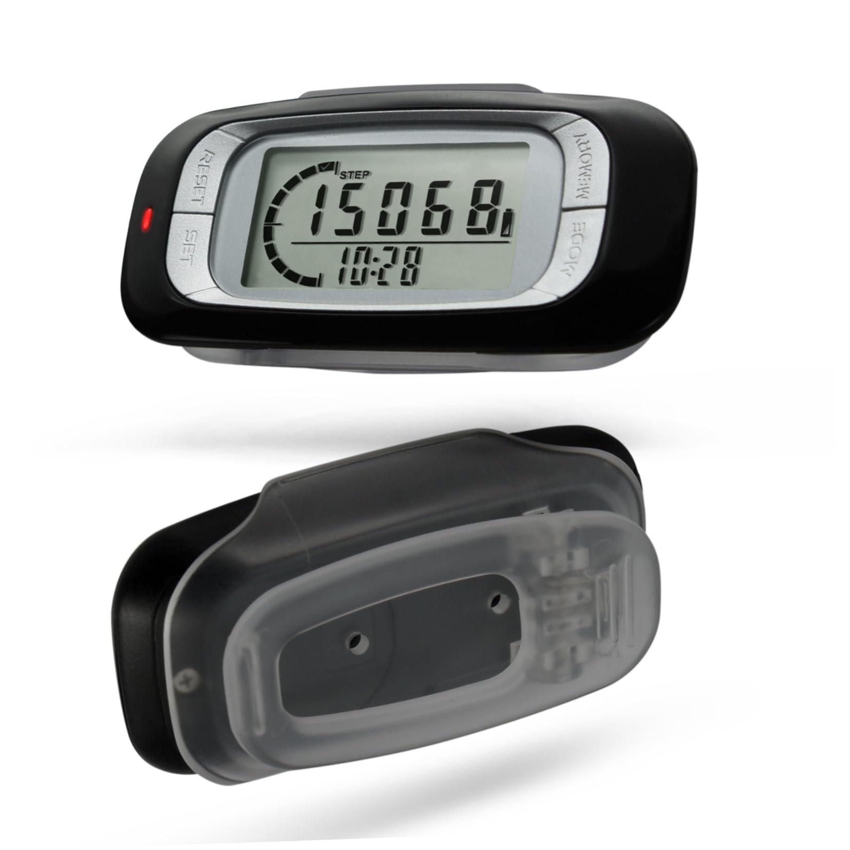 Hemobllo Podomètre Portable Multifonctionnel Compteur de Professionnel avec Calories de Distance pour Randonnée Activités