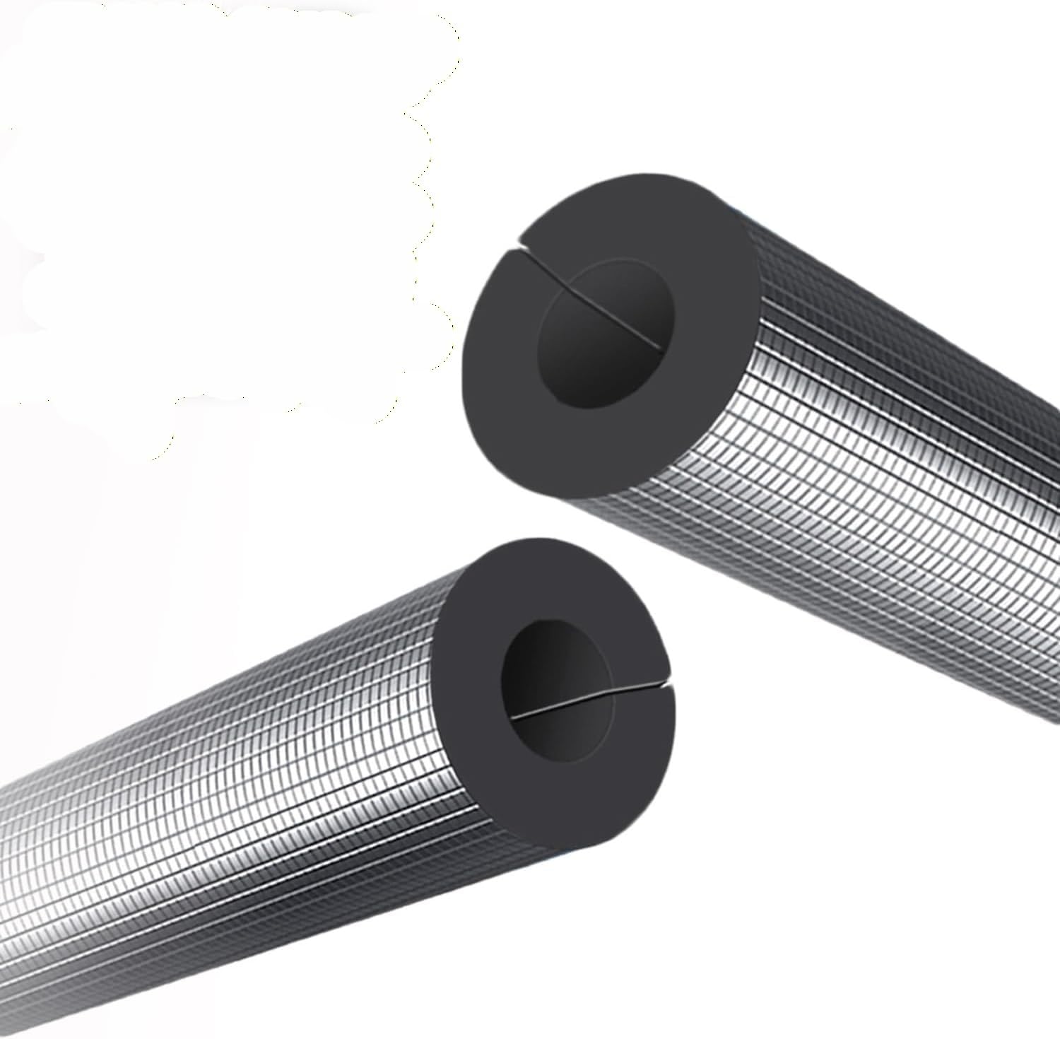 Tubo isolante autoadesivo in schiuma per tubi, diametro da 2,2 cm a 10,2 - 1,3 cm, 1 rotolo (lunghezza 95 cm)