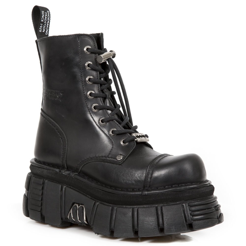 New Rock Combat Boots Unisex Stivali Platform
