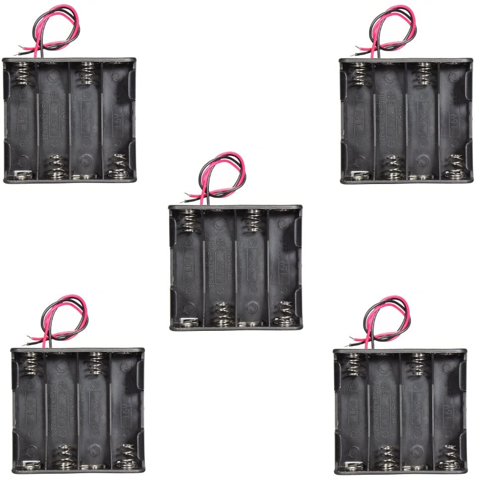4 x AA Battery Holder Box, Without Cover (5 pcs) (B09MQS4RM1) Amazon Price History, Amazon Price Tracker
