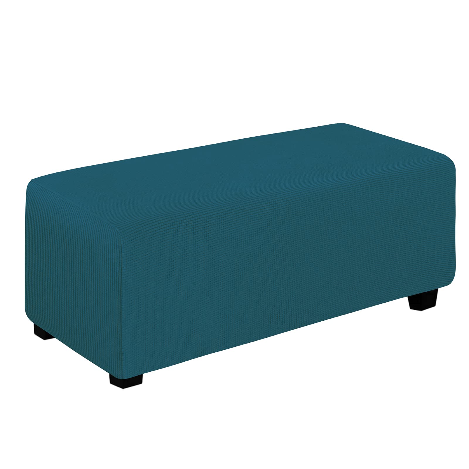 Housse pour tabouret de rangement extensible rectonulaire ottoman XL