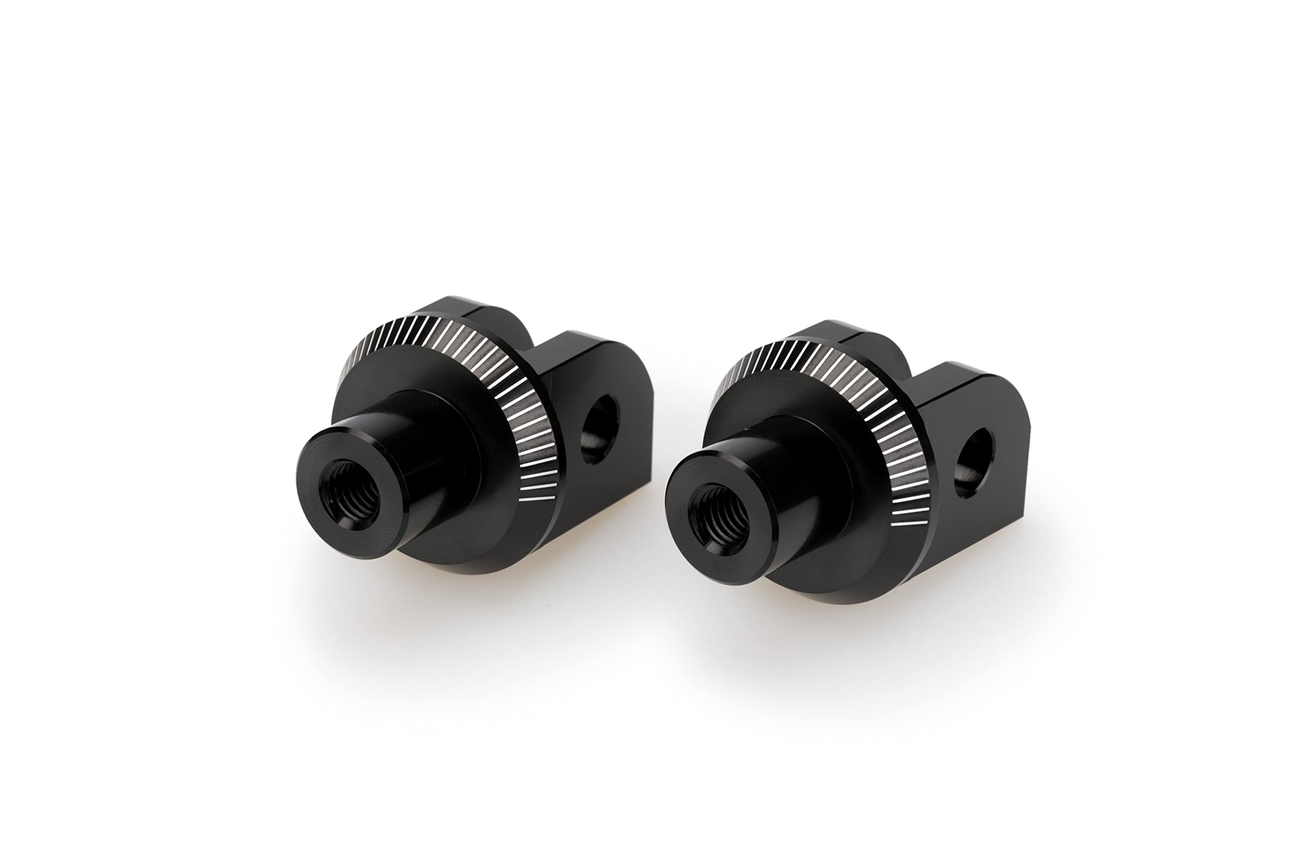 Puig Footpeg Adaptors Rider | Black | Suzuki Hayabusa GSX1300R 2021>Current