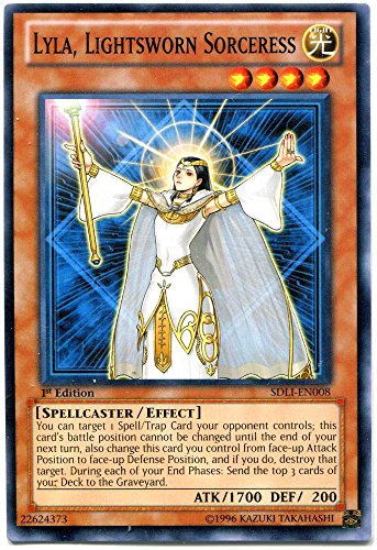 YU-GI-OH! - Lyla, Lightsworn Sorceress (SDLI-EN008) - Structure Deck: Realm of Light - 1st Edition - Common
