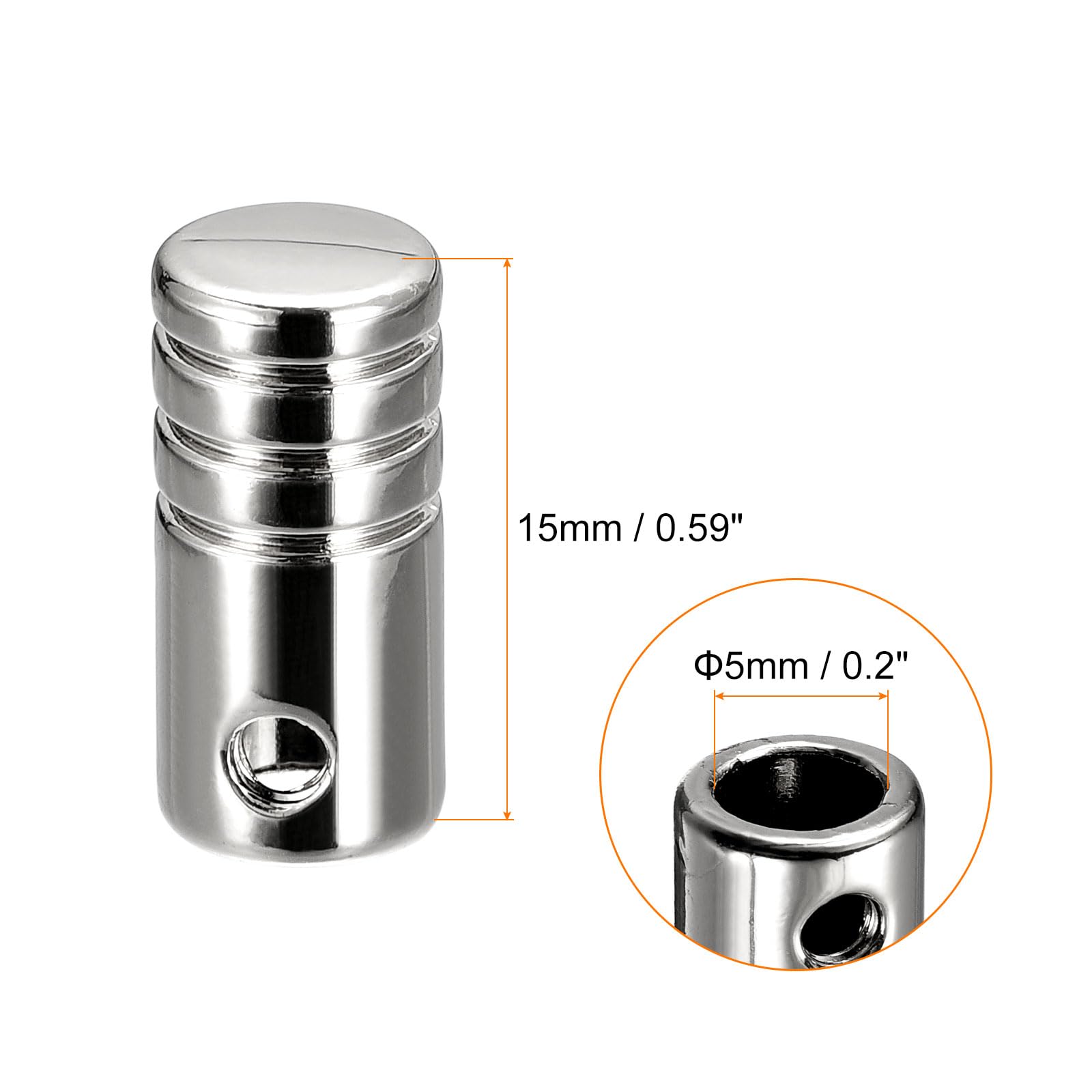 Amazon.co.jp: uxcell 金属靴紐チップ ネジ靴紐チップ 金属 コード