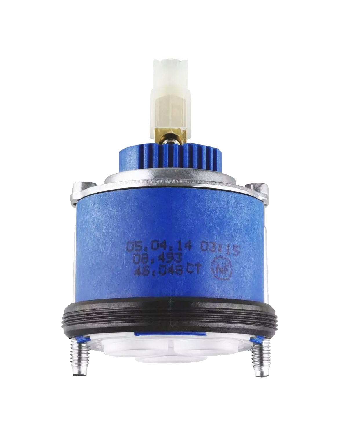 4604800 Cartucho de cerámica compatible con válvula mezcladora Grohe, 46 mm, compatible con Grohe 46048000, mango único